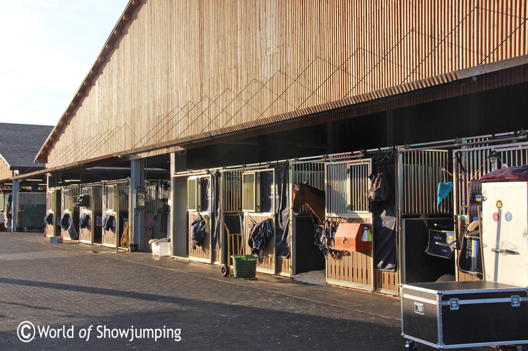 The outdoor stables.