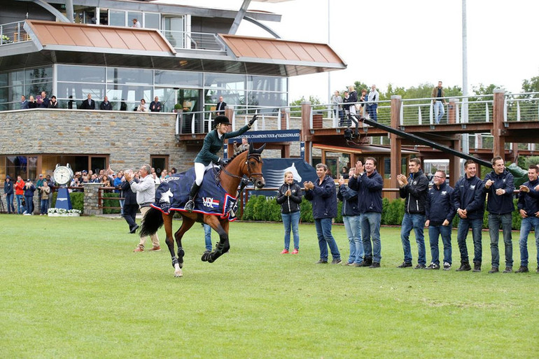 Edwina Tops-Alexander rounded of the event in Valkenswaard with a win in the VDL Groep Prix. Photo (c) Stefano Grasso/LGCT.