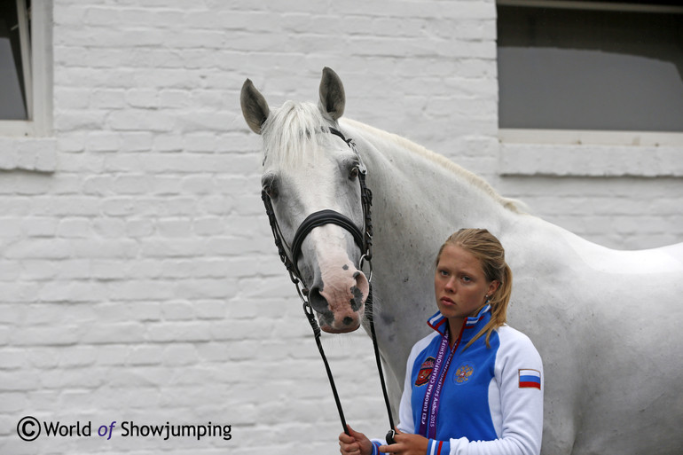 Maria Madenova with Kleiner Onkel