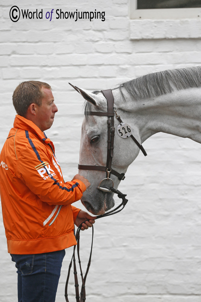 Gerco Schröder and Glock's Cognac Champblanc. 