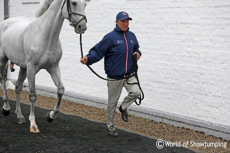 Michael Whitaker trotting up