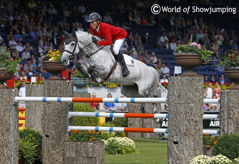 Ludger Beerbaum and Chiara is in second place after the first class. Photo (c) Jenny Abrahamsson.