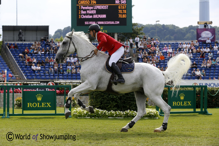 Andy Candin and Caruso 394 in action for Roumania.