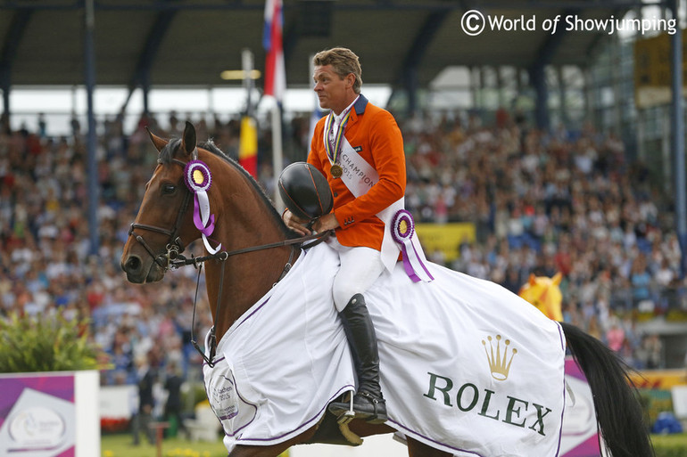 Jeroen Dubbeldam at the 2015 European Championships with Zenith SFN N.O.P. Photo (c) Jenny Abrahamsson.