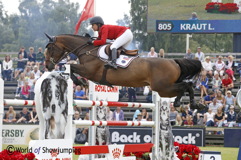 Laura Kraut with Deauville S - here in Falsterbo. Photo (c) Jenny Abrahamsson.