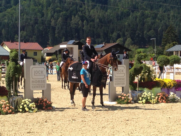 Pieter Clemens won the CSI2* Grand Prix in Treffen. Photo private.