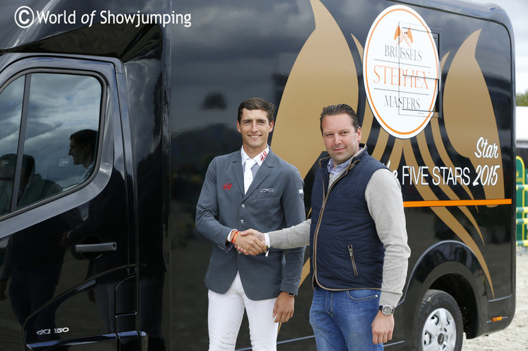 Nicola Philippaerts was honored as best rider of the show. Photo (c) Jenny Abrahamsson.