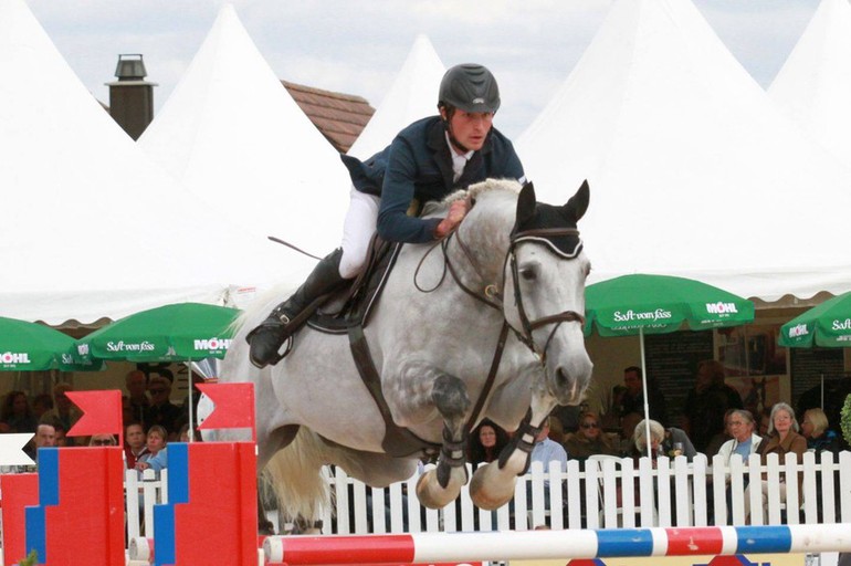 Elian Baumann won the CSI3* Grand Prix in Humlikon. Photo (c) CSI Humlikon.