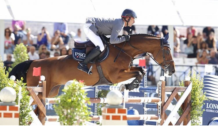 Pius Schwizer with PSG Junior. Photo (c) Stefano Grasso / LGCT.