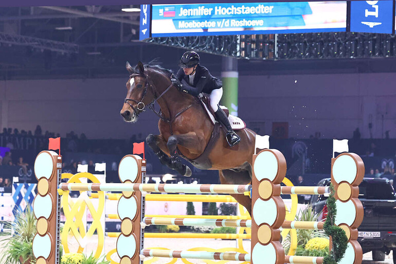 Jennifer Hochstaedter with Moeboetoe v/d Roshoeve. Photo © JV/S. Grasso.