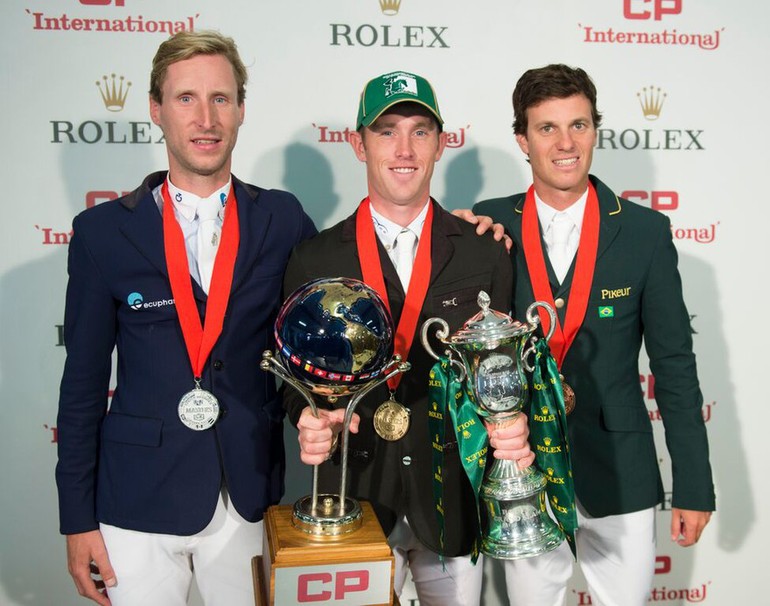 Scott Brash, Pieter Devos and Pedro Veniss.