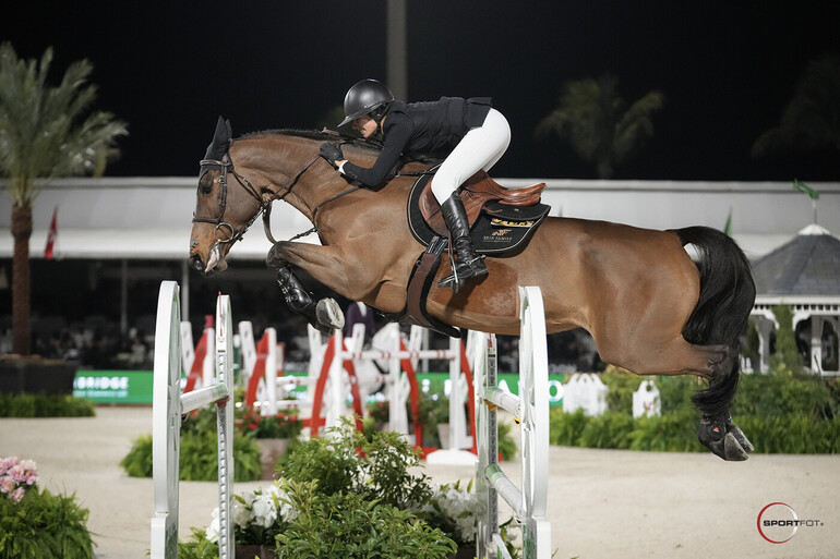 Nina Mallevaey and Dynastie de Beaufour. Photo © Sportfot.