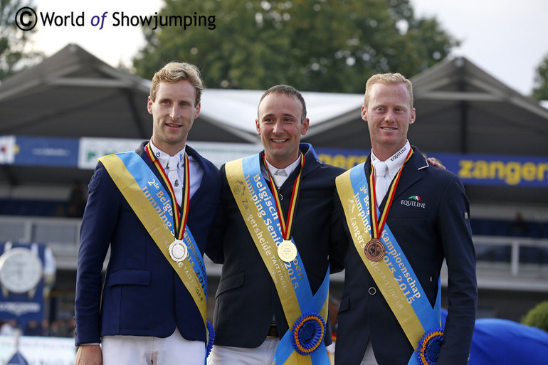 The top three at the Belgium Championship. Photo (c) Jenny Abrahamsson.