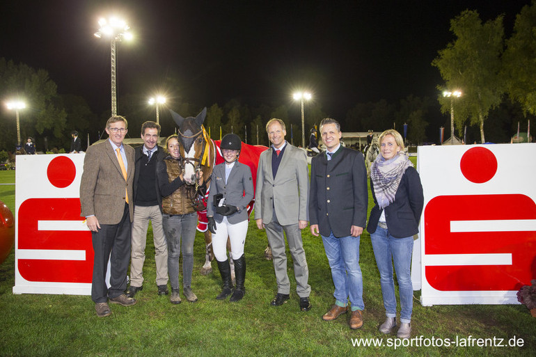 Daniela Theelen and Figaro won the EY-Cup in Donaueschingen. Photo (c) Stefan Lafrentz.