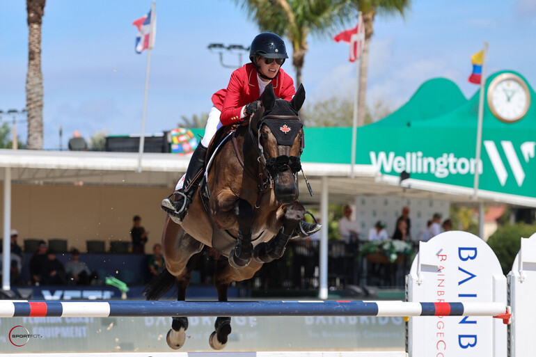 Amy Millar and Christiano. Photo © Sportfot.