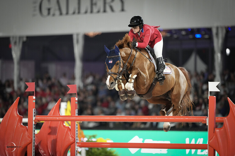 Callie Schott and Garant. Photo © Sportfot.