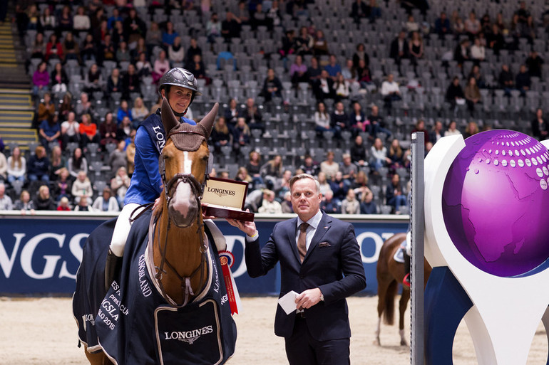 Penelope Leprevost leads the Western European League after her win in Oslo. Photo (c) Roger Svalsrød/hesteguiden.com. 