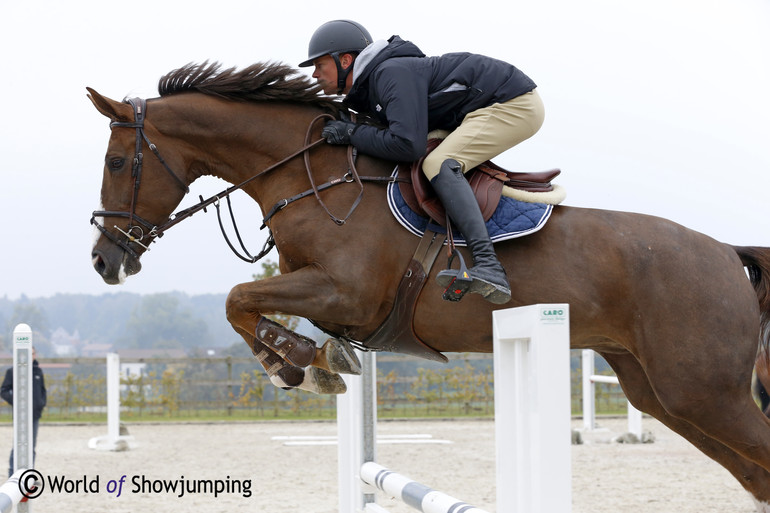 Jerome Guery busy training at home. Photo (c) Jenny Abrahamsson.