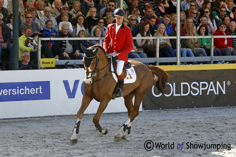 Jos Lansink with Aganix du Seigneur. Photo (c) Jenny Abrahamsson.