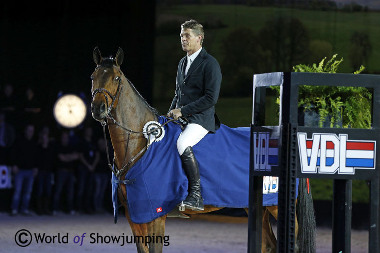 Jeroen Dubbeldam returns to the 2015 edition of Jumping Indoor Maastricht. Photo (c) Jenny Abrahamsson.