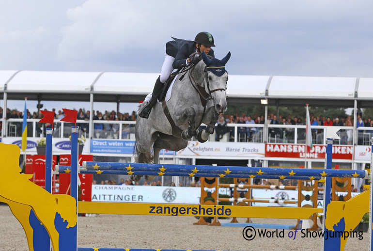 Ellavar X with Marlon Zanotelli in the saddle. Photo (c) Jenny Abrahamsson.