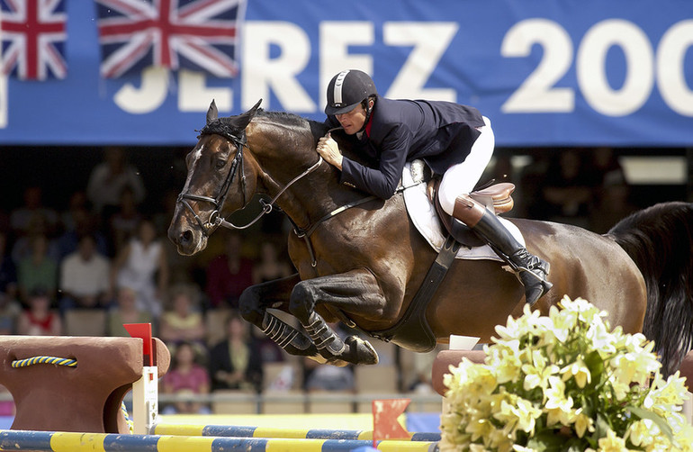 Diamant de Semilly and Eric Levallois at the 2002 World Championships in 2002. Photo (c) Dirk Caremans/www.caremans.be.
