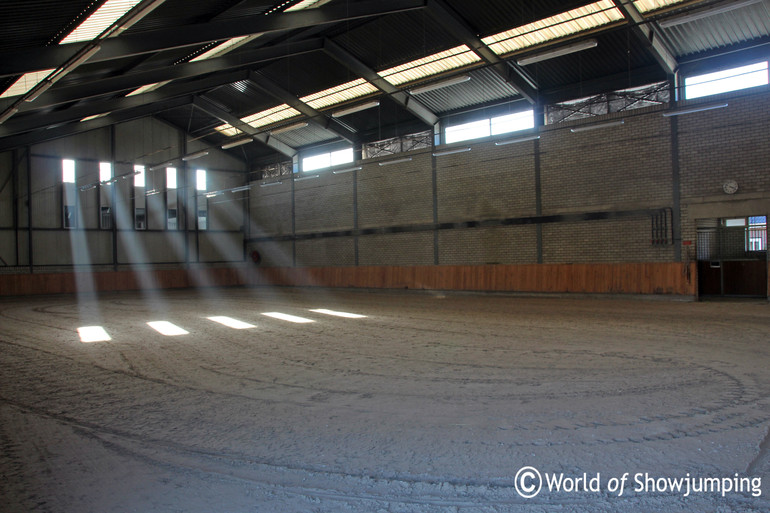The indoor. Photo (c) World of Showjumping.