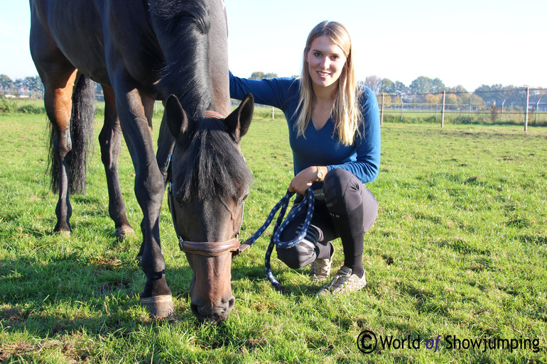 Jessica Mendoza with Wan Architect. Photo (c) World of Showjumping.