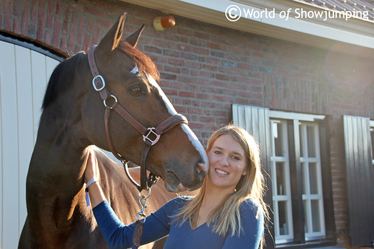 Jessica Mendoza and Jonker van Sombeke. Photo (c) World of Showjumping.