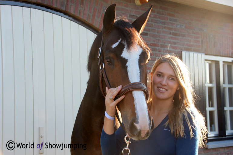 Jessica Mendoza and Jonker van Sombeke. Photo (c) World of Showjumping.