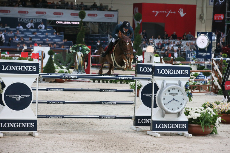 Simon Delestre is topping the Western European League. Photo (c) Stefano Secchi/FEI.