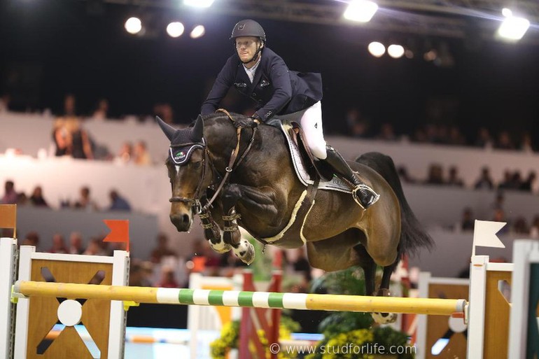 Niels Bruynseels and Cas de Liberte won the Grand Prix in Liege. Photo (c) www.studforlife.com.