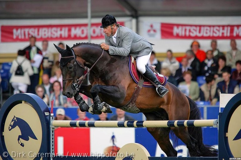 Kannan with Michel Hecart in the saddle. Photo (c) Dirk Caremans/www.hippofoto.be.