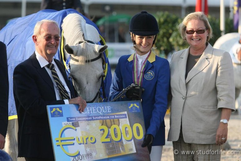 Léon Melchior on home soil at Zangersheide. Photo (c) www.studforlife.com.