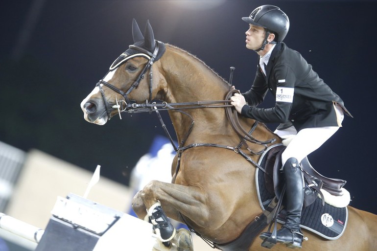 Scott Brash with Hello Forever. Photo (c) Stefano Grasso / LGCT.