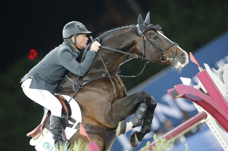 Rolf-Göran Bengtsson finished third with Casall Ask. Photo (c) Stefano Grasso/LGCT.