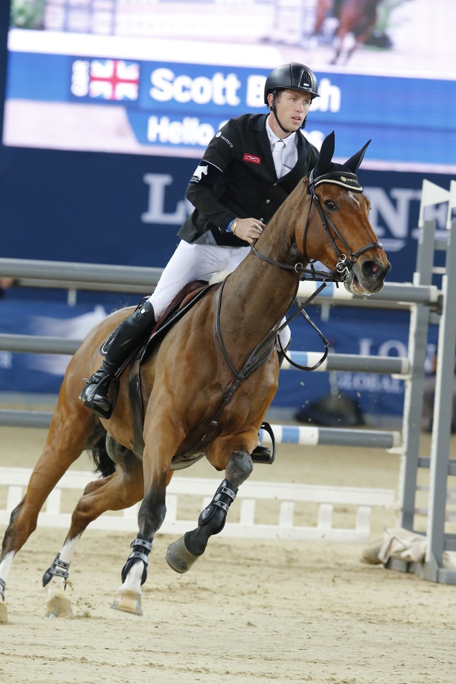 Scott Brash and Hello Sanctos. Photo (c) Stefano Grasso/LGCT. 