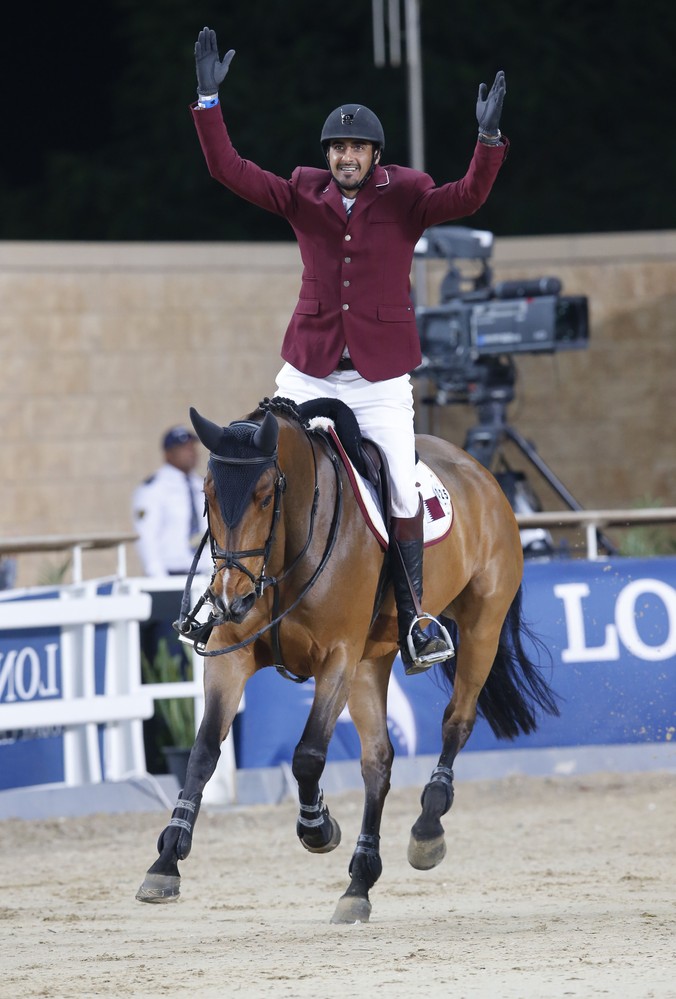 Sheikh Ali Bin Khalid Al Thani and First Division. Photo by Stefano Grasso/LGCT. 