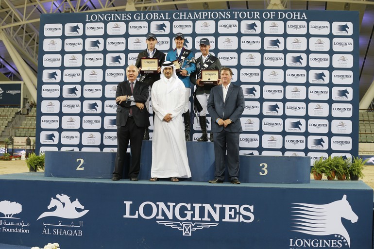 Top three in the LGCT 2015. Photo by Stefano Grasso/LGCT. 