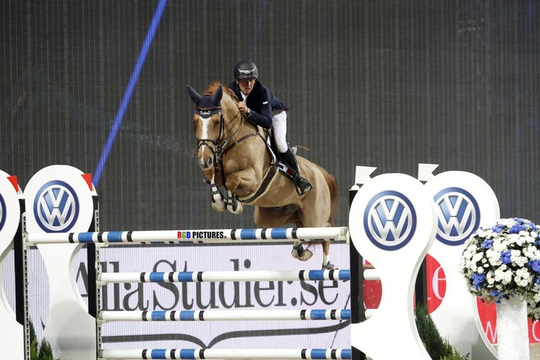 Bertram Allen won his second car of the weekend, when he went to the top in the Grand Prix in Stockholm. Photo Photo (c) Peter Zachrisson/RGB Pictures.