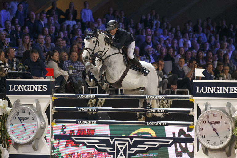 Jerome Guery ended third with Papillon Z.