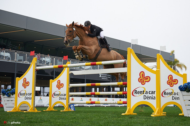 Nicolas Deseuzes and Quilane de Lezeaux won the first Grand Prix of the 2016 Spring MET. Photo © Hervé Bonnaud/www.1clicphoto.com.  