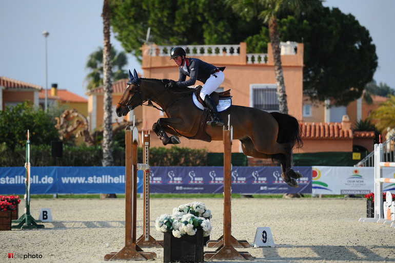 Tim Wilks and Joker S won the final for the seven-year-old horses at MET I on Thursday. Photos © Hervé Bonnaud / www.1clicphoto.com.