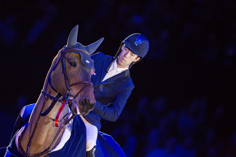 Maikel van der Vleuten and VDL Groep Arera C won the Grand Prix at Jumping Amsterdam. Photo (c) Leanjo de Koster/www.digishots.nl.