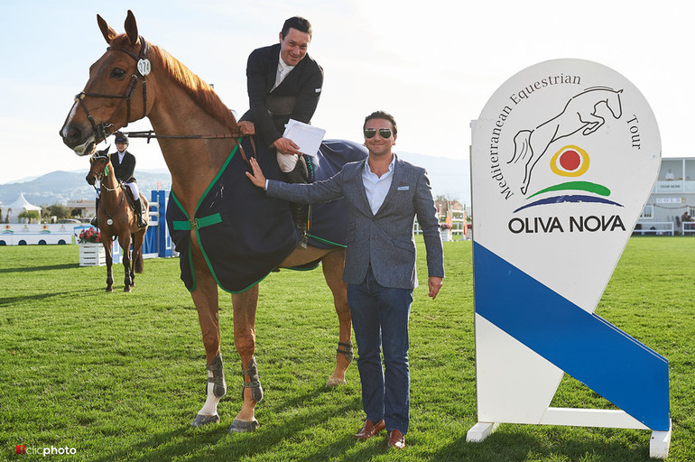 Nicolas Deseuzes and Quilane de Lezeaux won both CSI2* Grand Prix competitions at the first tour of the 2016 Spring MET. Photo (c) Hervé Bonnaud/www.1clicphoto.com. 