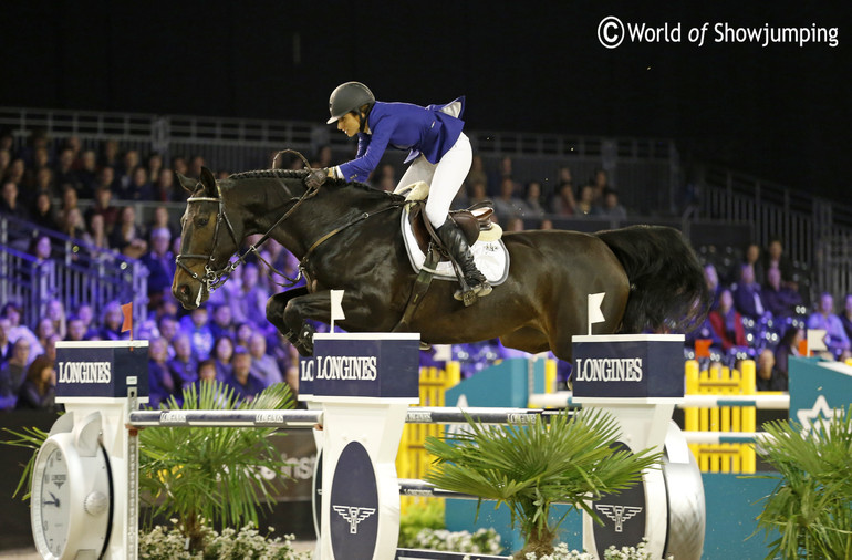 Geena with Janika Sprunger in the saddle. Photo (c) Jenny Abrahamsson.