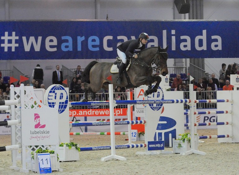 Łukasz Koza and Chito Blue won the CSI2* Grand Prix in Lublin. Photo (c) Małgorzata FRysztak KadraSkoki.pl.