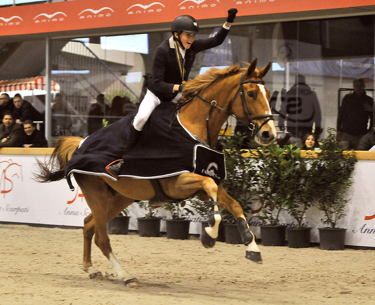 Max Sebrechts with Fantast. Photo (c) FEI/Peter van den Bulck.