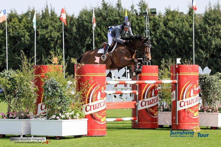 Manuel Añón with Rackel Chavannaise. Photo (c) Sunshine Tour. 