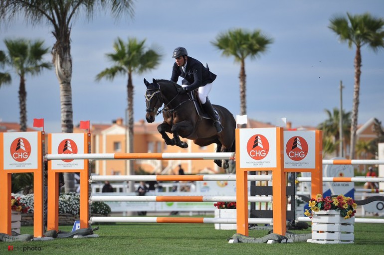 Edouard Mathe and Olala de Buissy won Friday's ranking class at the 2016 Spring MET II. Photo (c) Hervé Bonnaud/www.1clicphoto.com.